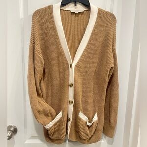 Tan Loft Cardigan